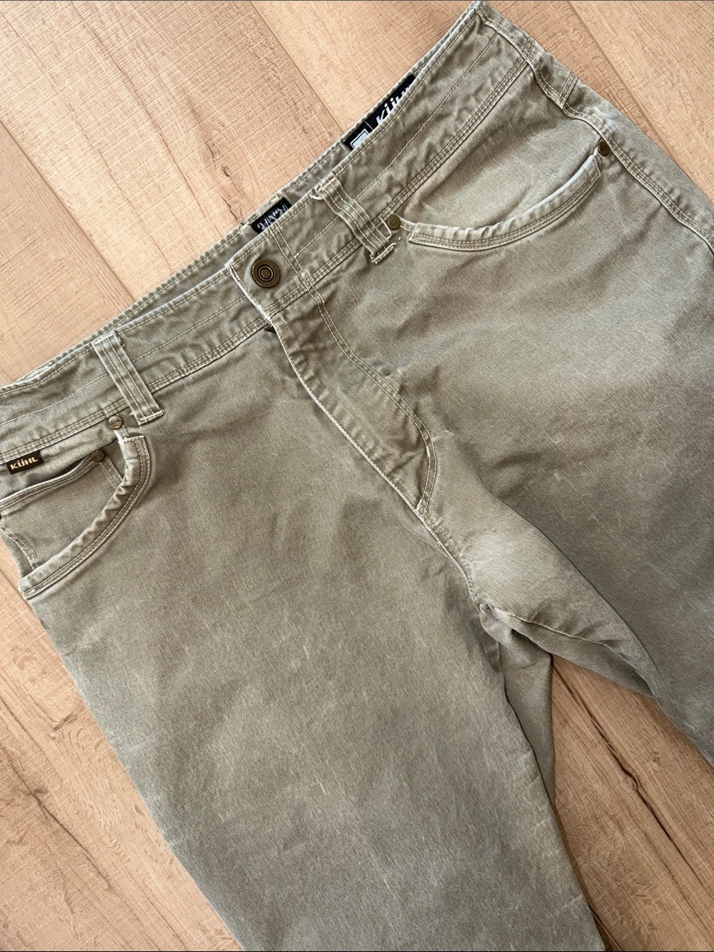 Kuhl Men's RYDER Straight Jeans Pants-Badlands Khaki-34x34
